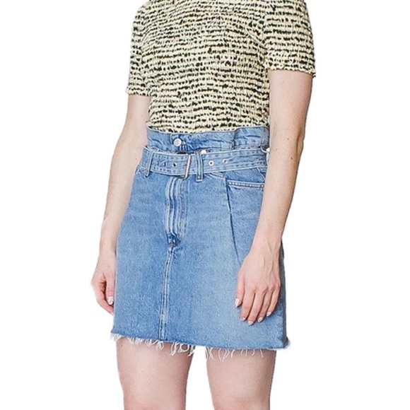 Agolde Reworked Cutoff Skirt - Picture 8 of 8